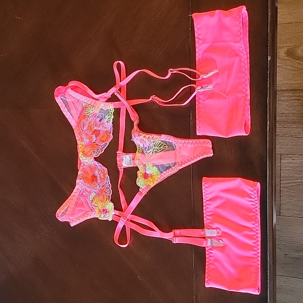 (J15) New Kaei & Shi pink x-small lingerie (just bottom)